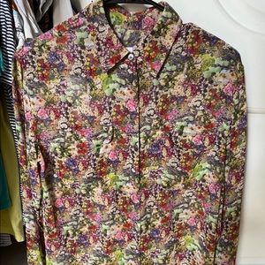 Floral blouse by Equipment